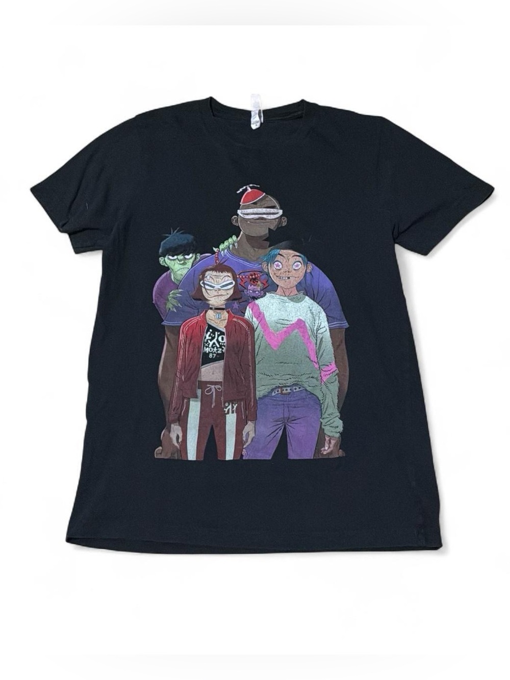 black Gorillaz Fall 2022 North American Tour graphic tee